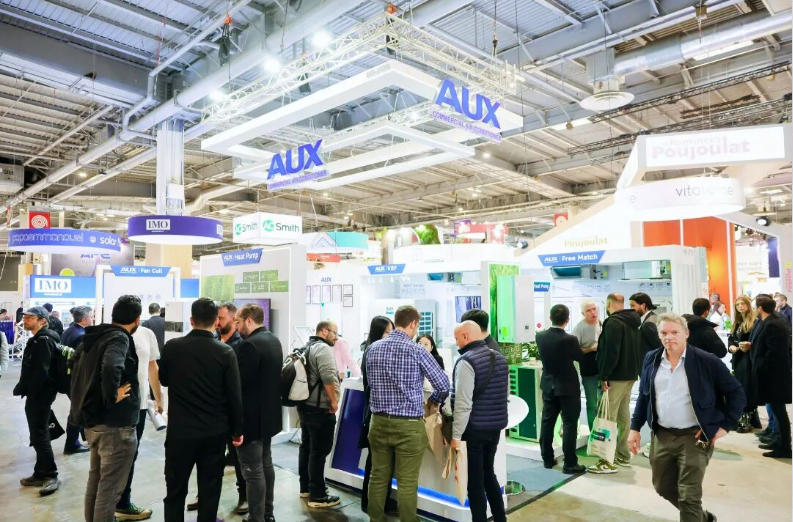 AUX奥克斯|法国巴黎Interclima海外特装展位展览项目现场图05