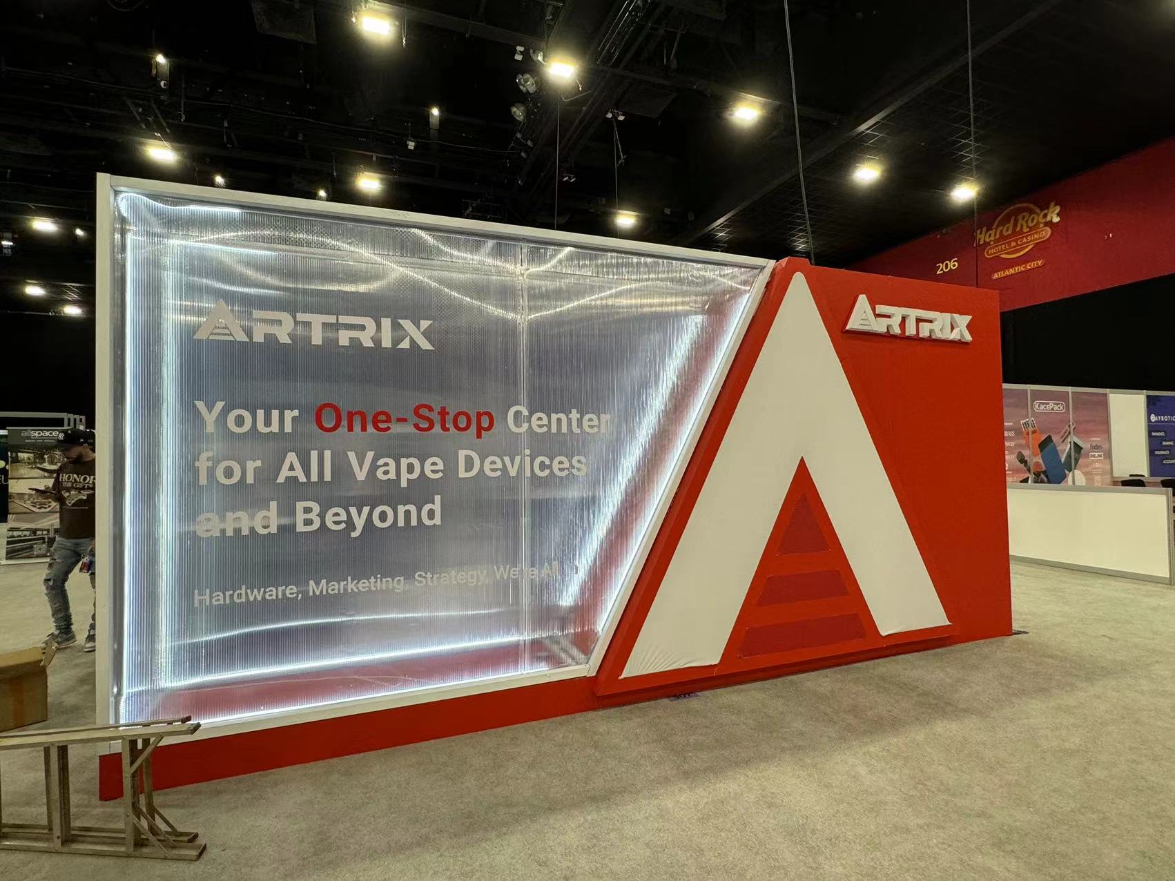 ARTRIX 电子烟美国.迈阿密展位设计搭建展览项目现场图02