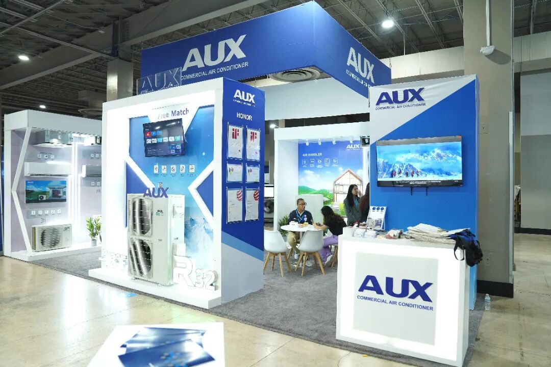 AUX奥克斯｜美国迈阿密RefriAmericas海外特装展位