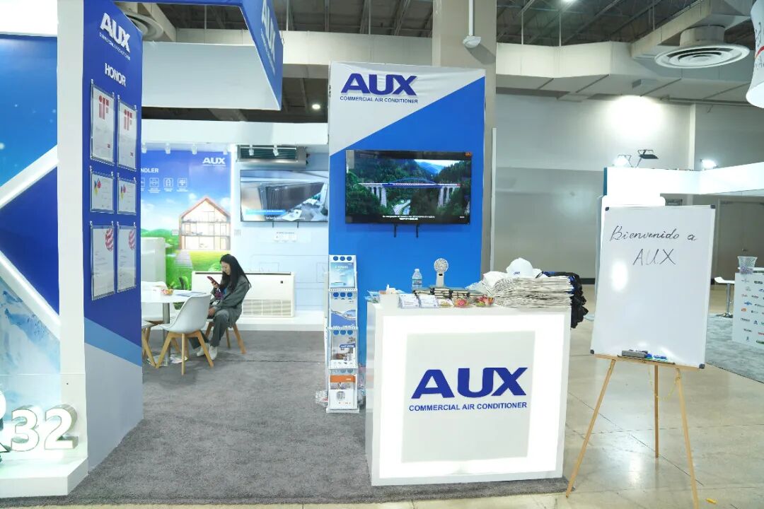 AUX奥克斯|美国迈阿密RefriAmericas海外特装展位展览项目现场图01