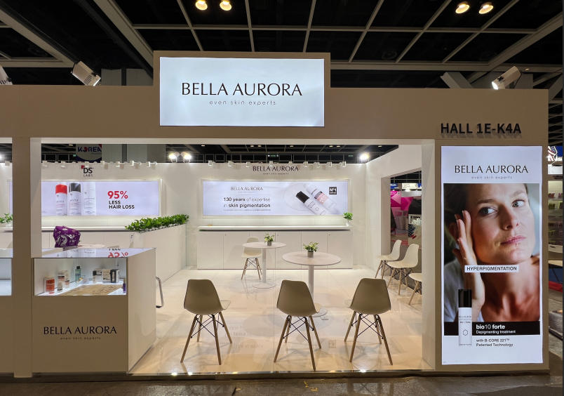水羊股份｜2024香港Cosmoprof Asia亚太区美容展特装展位设计搭建