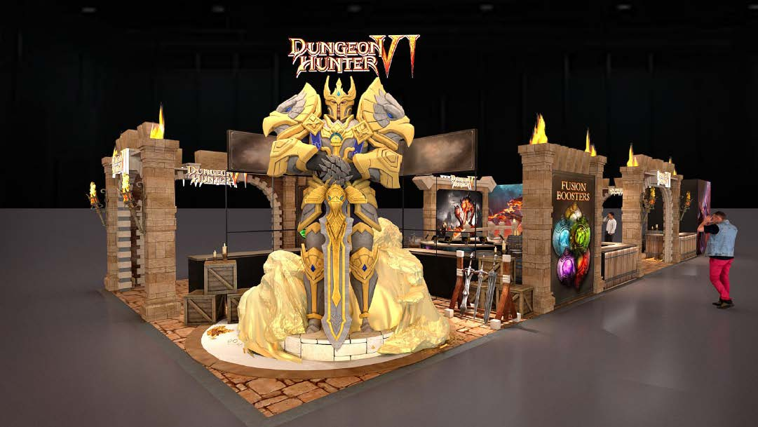 高图游戏｜德国科隆Gamescom海外特装展位