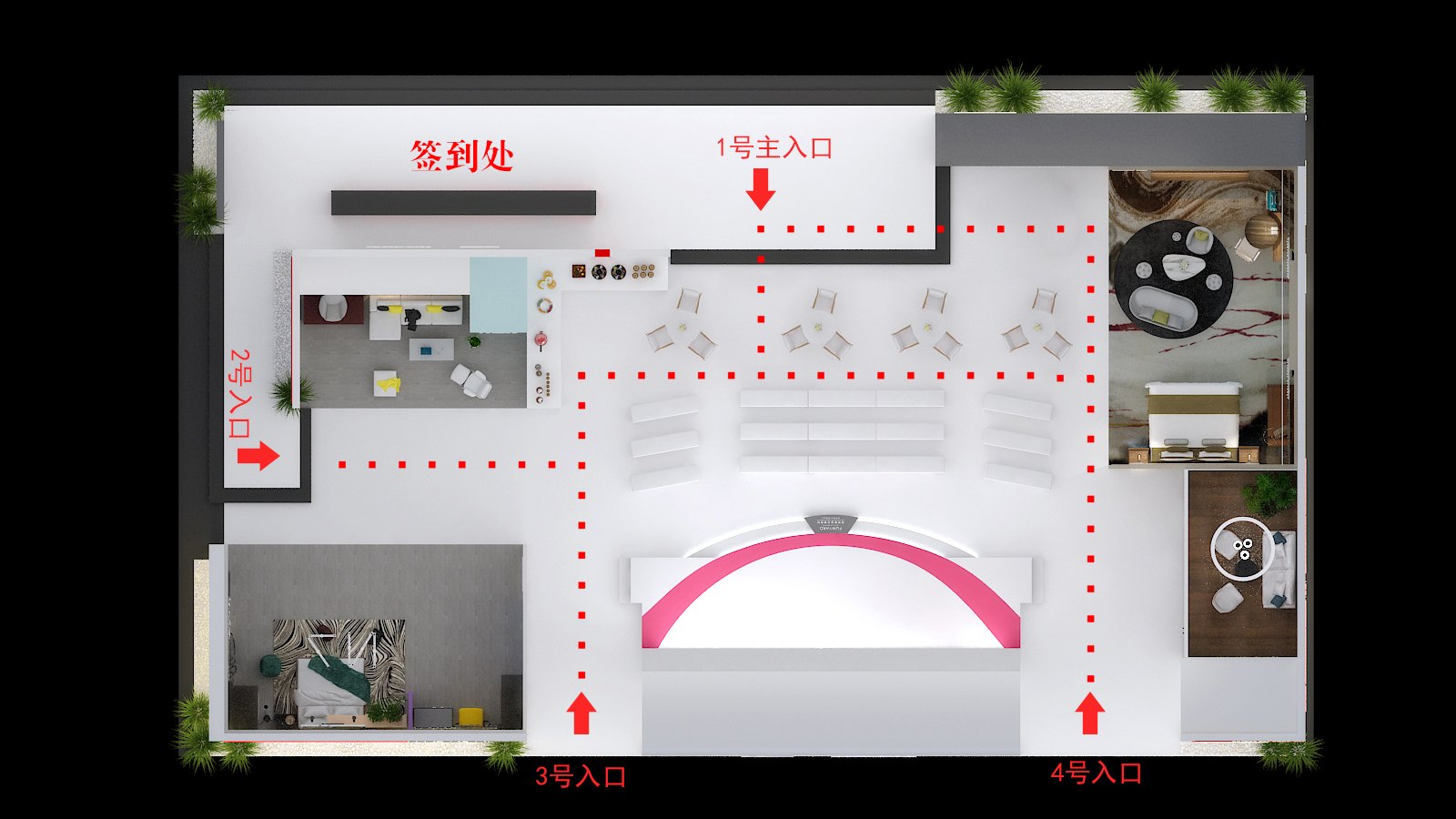 平面动线图